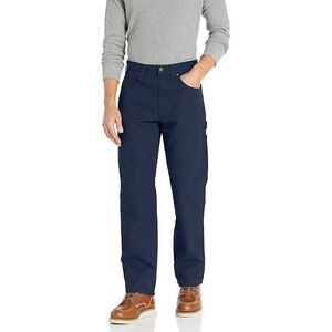 Amazon Essentials Men's Carpenter Jean with Tool Pockets Navy Blue W36 L34